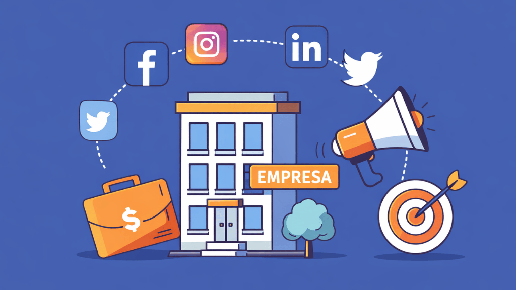 redes sociales en una empresa