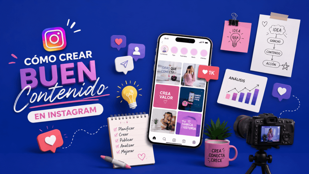 como crear buen contenido en instagram