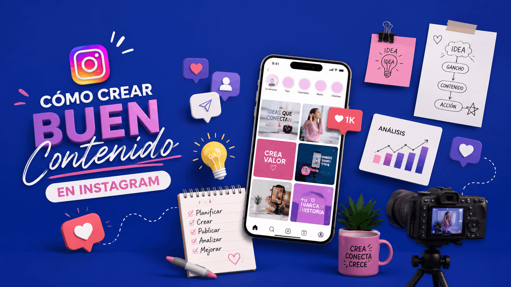 como crear buen contenido en instagram