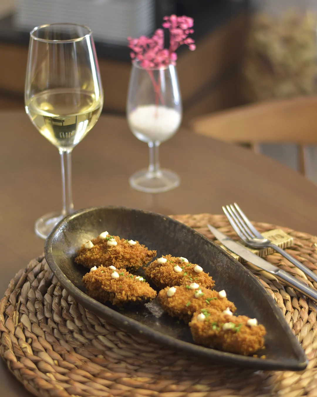 Fotografía de un plato del restaurante Juan Bravo para su comunicación gastronómica